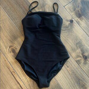 George Classic Black One-Piece Swimsuit